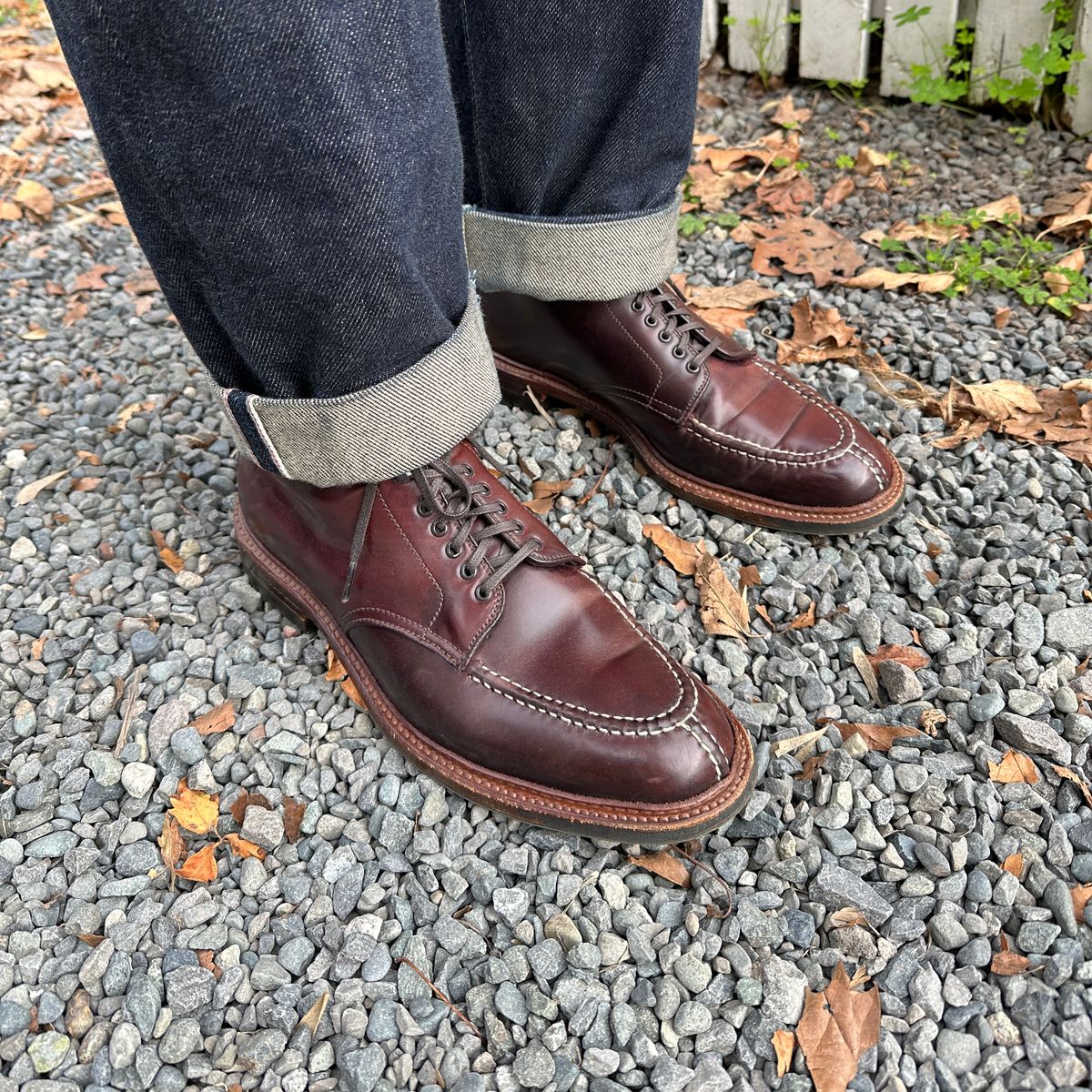 Photo by bankrobber on December 10, 2025 of the Alden Tanker Boot in Horween Color 8 Shell Cordovan.