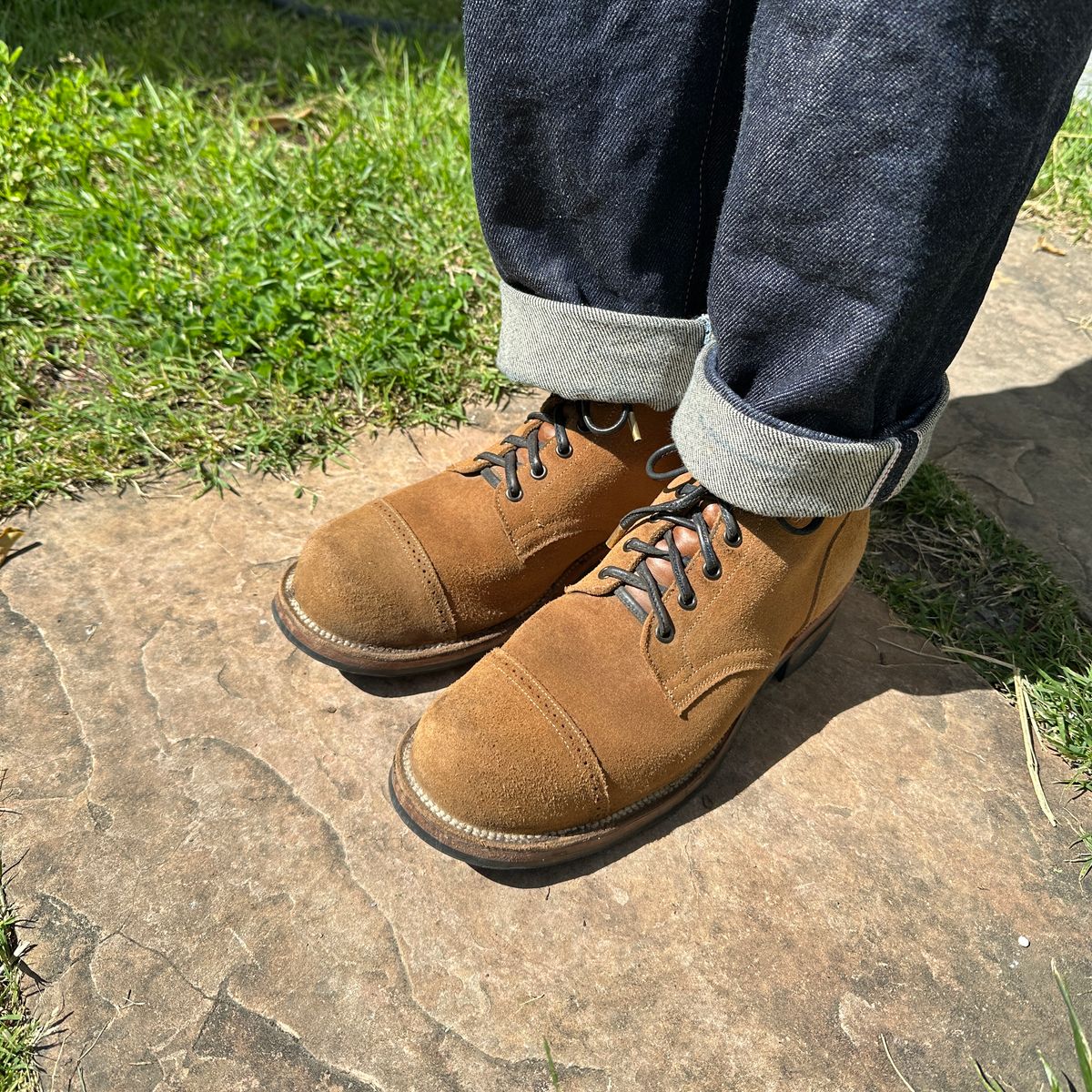 Photo by bankrobber on August 17, 2025 of the Viberg Service Boot BCT in Horween Marine Field Roughout.