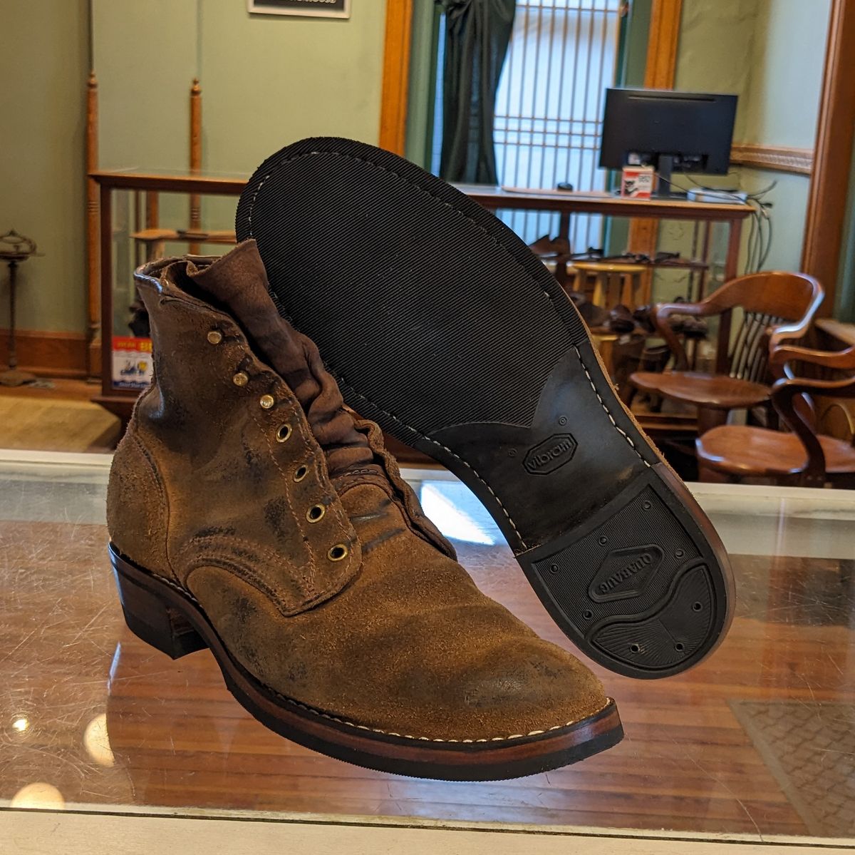 Photo by bankrobber on November 30, 2023 of the Nicks Robert in Seidel 1964 Tan Roughout.