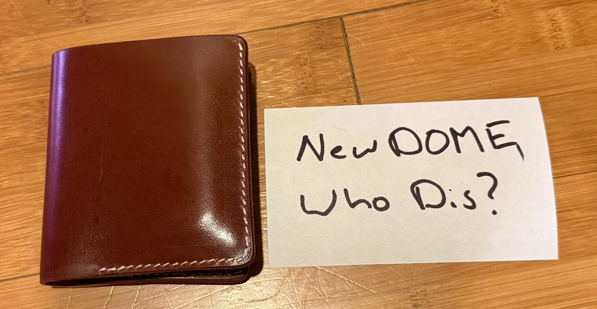Photo by nad45 on October 2, 2025 of the Nick’s Handmade Boots Wallet in MARYAM NATURAL TOSCANELLO HORSERUMP.