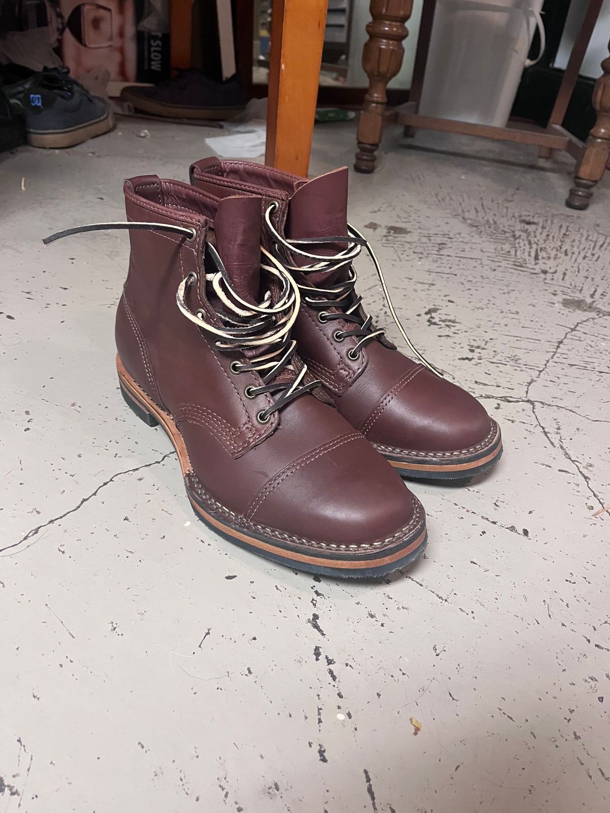 Photo by pacificnorthwelt on May 22, 2025 of the Wesco Hendrik in Seidel Brown Oil Tan.