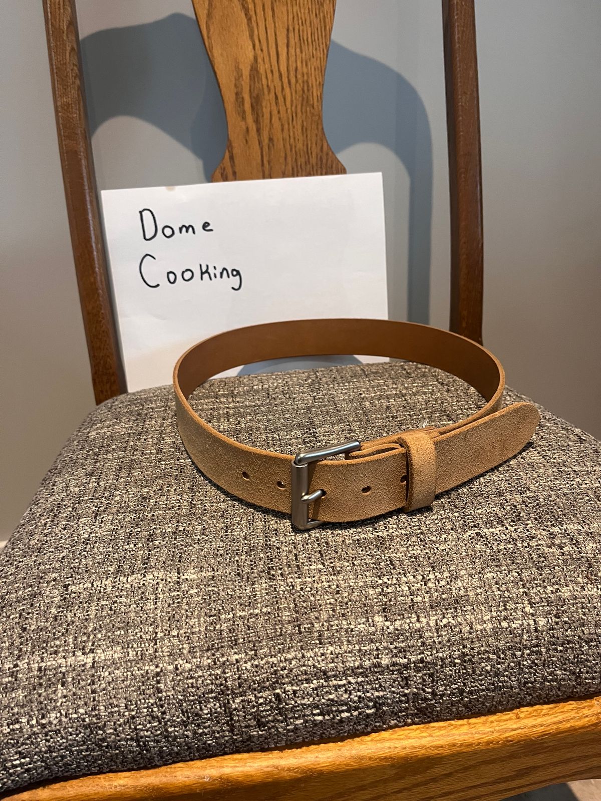 Photo by kaijucowboy on November 1, 2025 of the Red Wing Leather Belt in S.B. Foot Hawthorne Muleskinner.