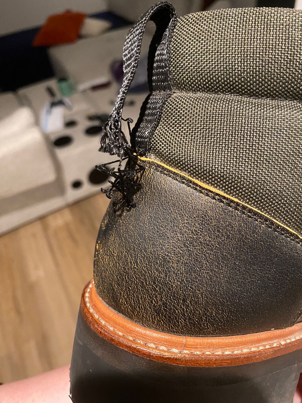 Photo by booth on November 4, 2023 of the Grenson Fiona Walking Boots in Brown Vintage Softie Calf.