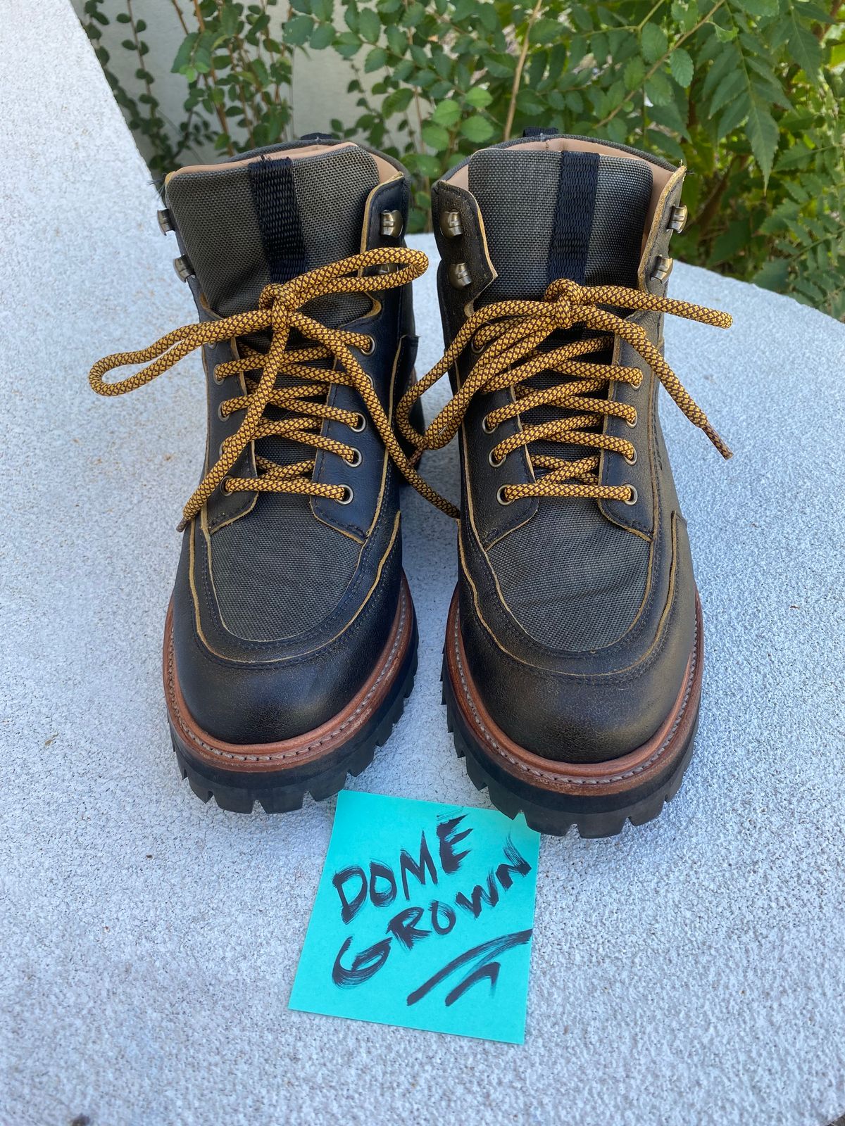 Photo by booth on November 4, 2023 of the Grenson Fiona Walking Boots in Brown Vintage Softie Calf.