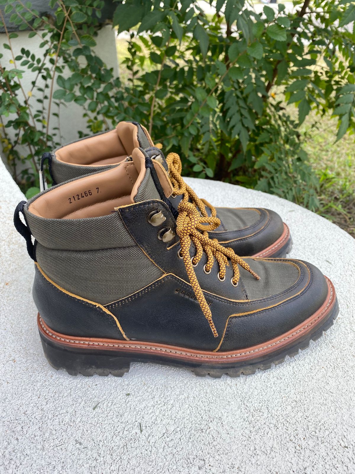 Photo by booth on December 5, 2023 of the Grenson Fiona Walking Boots in Brown Vintage Softie Calf.