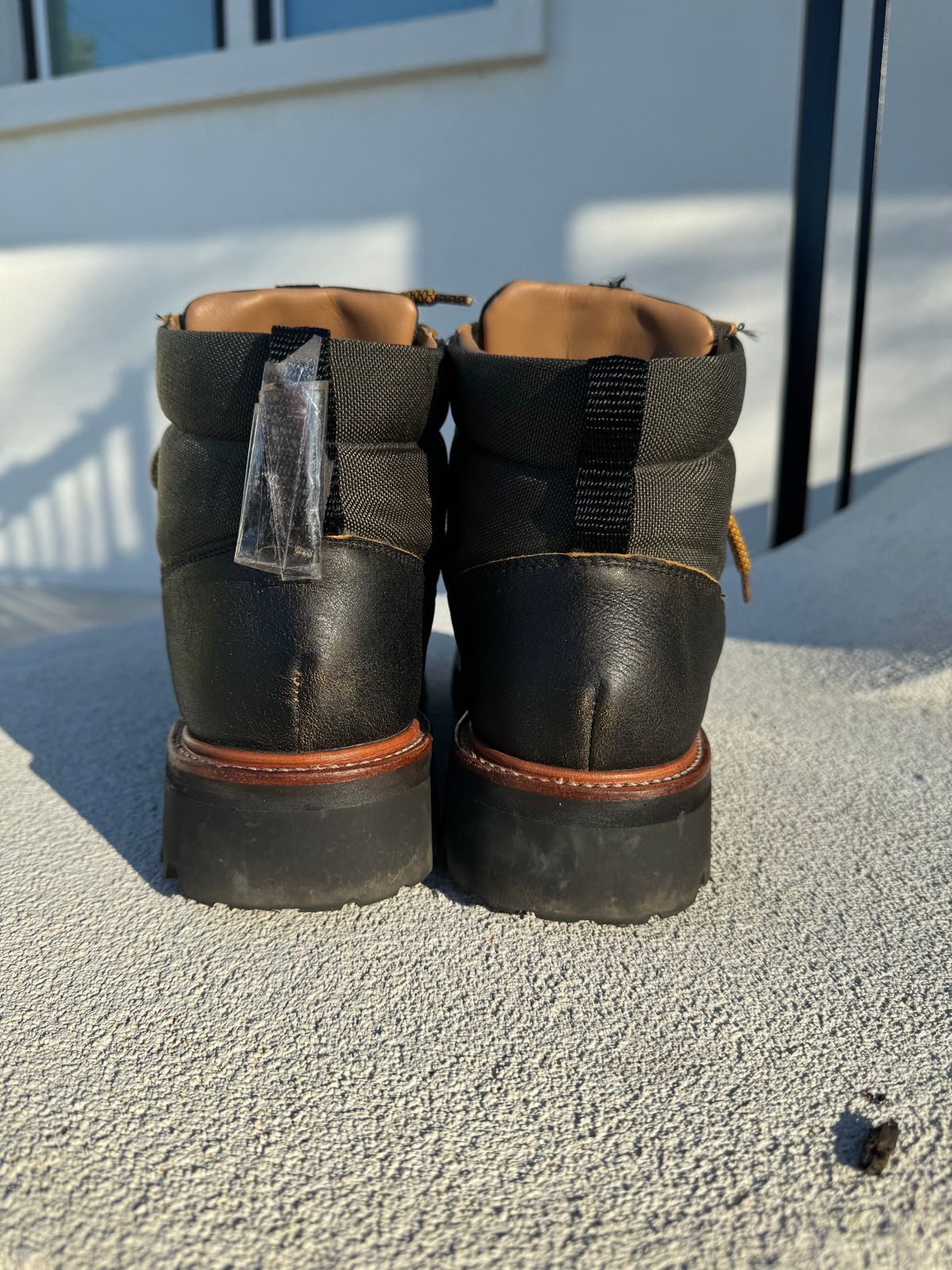 Photo by booth on January 4, 2024 of the Grenson Fiona Walking Boots in Brown Vintage Softie Calf.