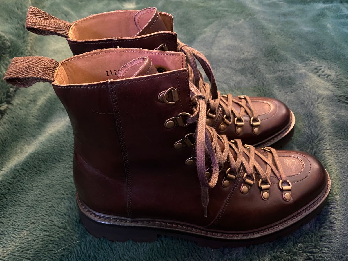 Photo by booth on October 4, 2022 of the Grenson Unlisted Model in Unknown Leather.