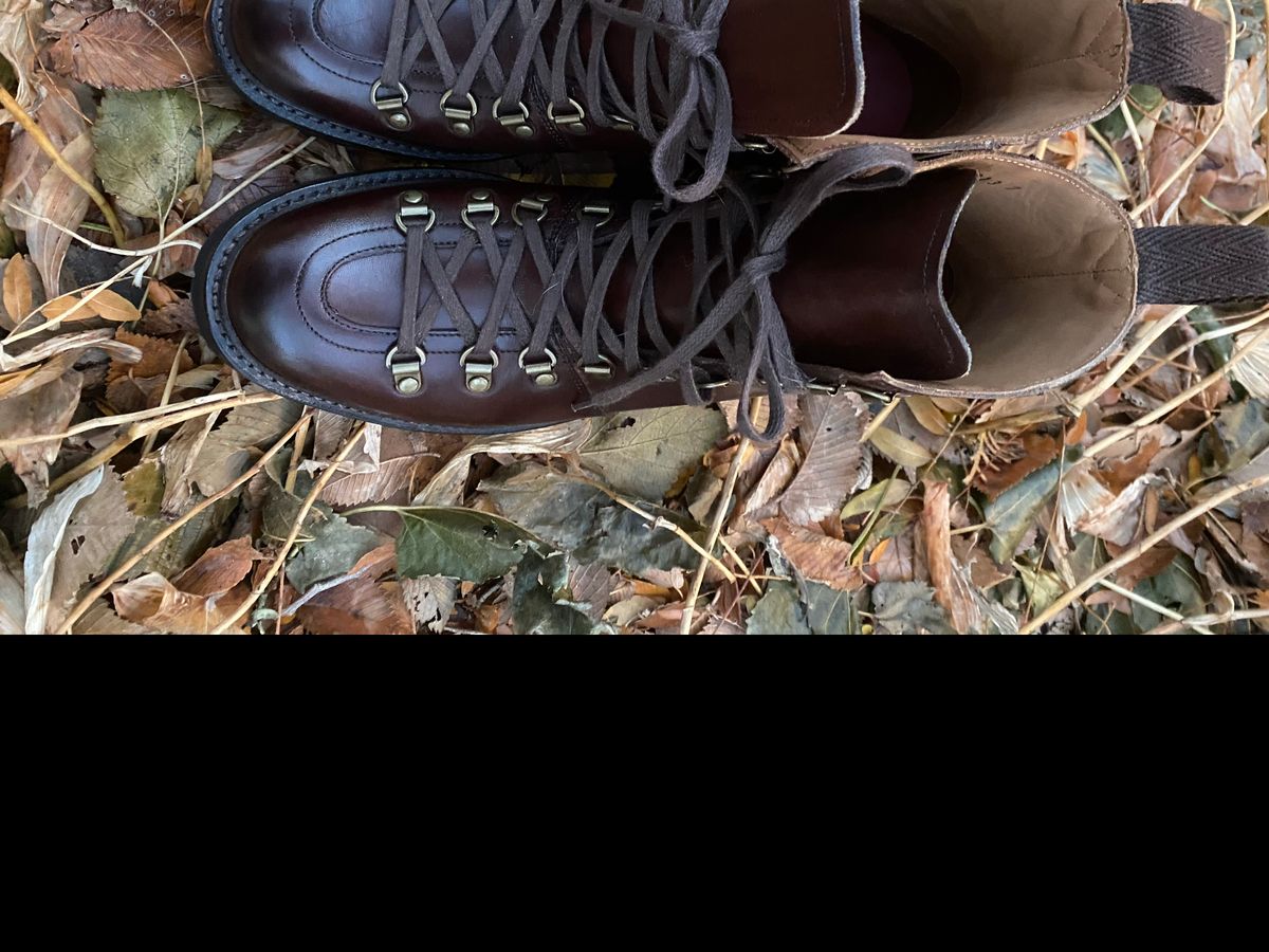 Photo by booth on November 5, 2022 of the Grenson Unlisted Model in Unknown Leather.