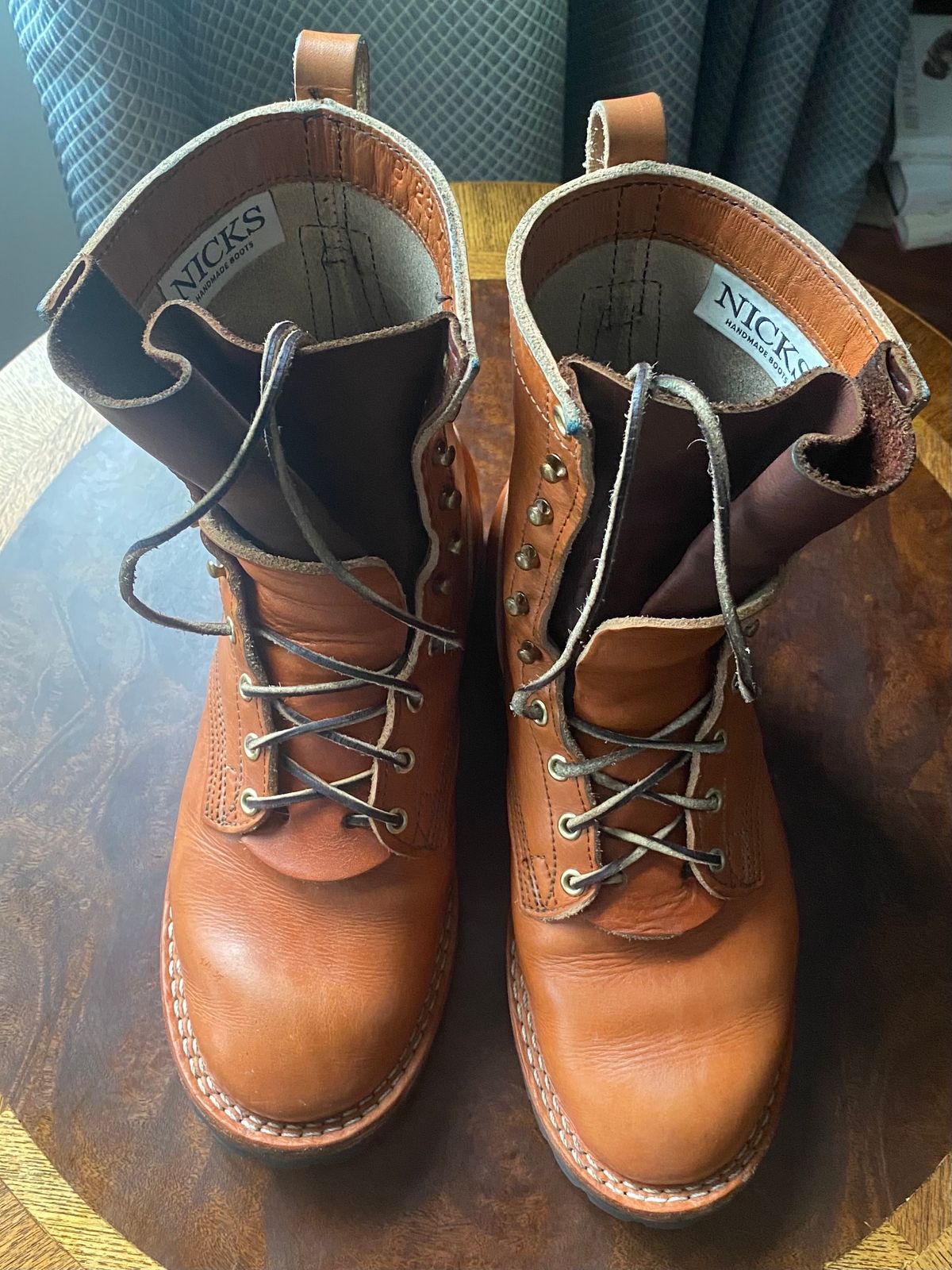 Photo by alain.sauve on December 2, 2023 of the Nicks DomePro in Wickett & Craig Tan English Bridle.