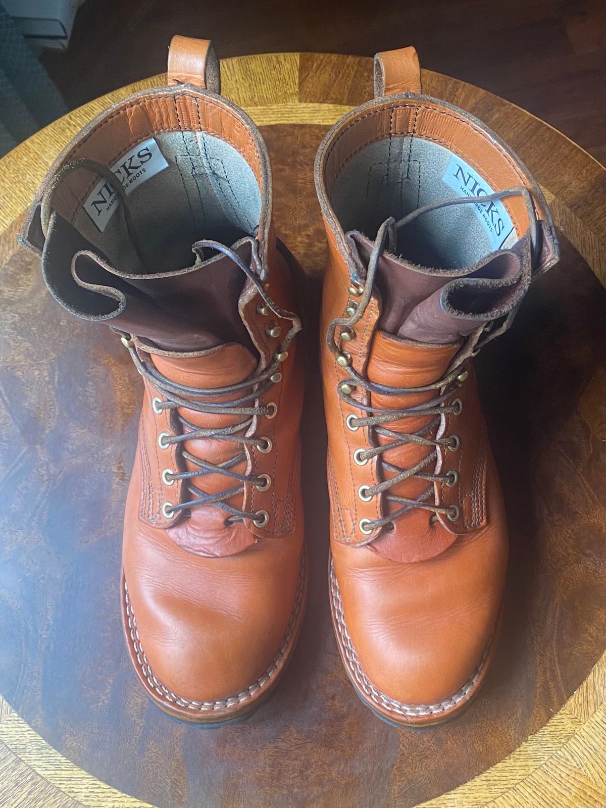 Photo by alain.sauve on March 3, 2024 of the Nicks DomePro in Wickett & Craig Tan English Bridle.