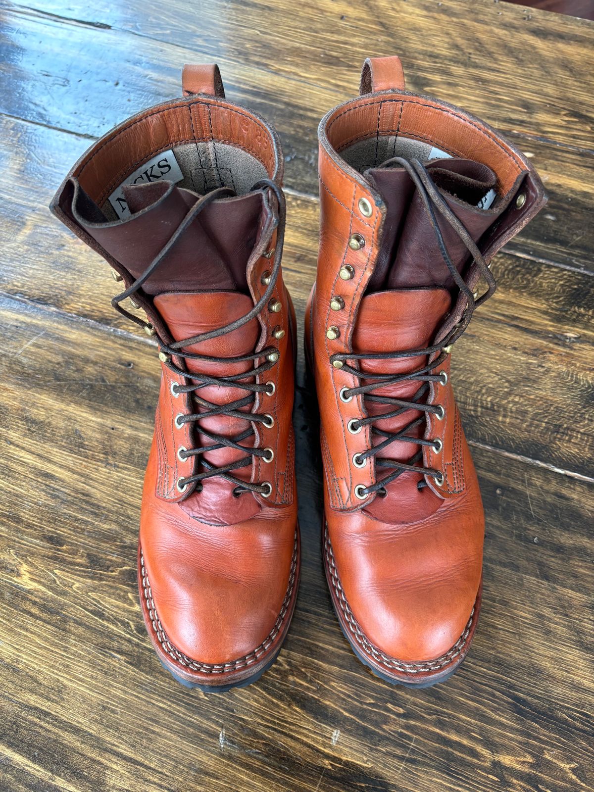 Photo by alain.sauve on April 5, 2024 of the Nicks DomePro in Wickett & Craig Tan English Bridle.