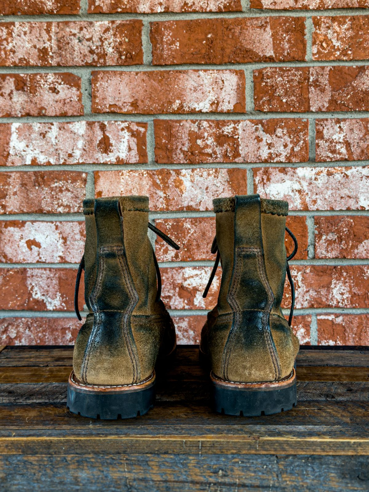 Photo by KVanDev on February 5, 2026 of the Russell Moccasin Co. Backcountry in Horween Marine Field Roughout.