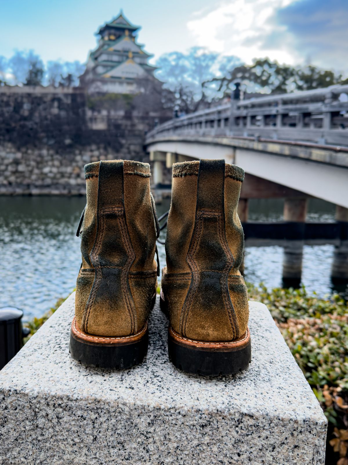 Photo by KVanDev on March 4, 2026 of the Russell Moccasin Co. Backcountry in Horween Marine Field Roughout.