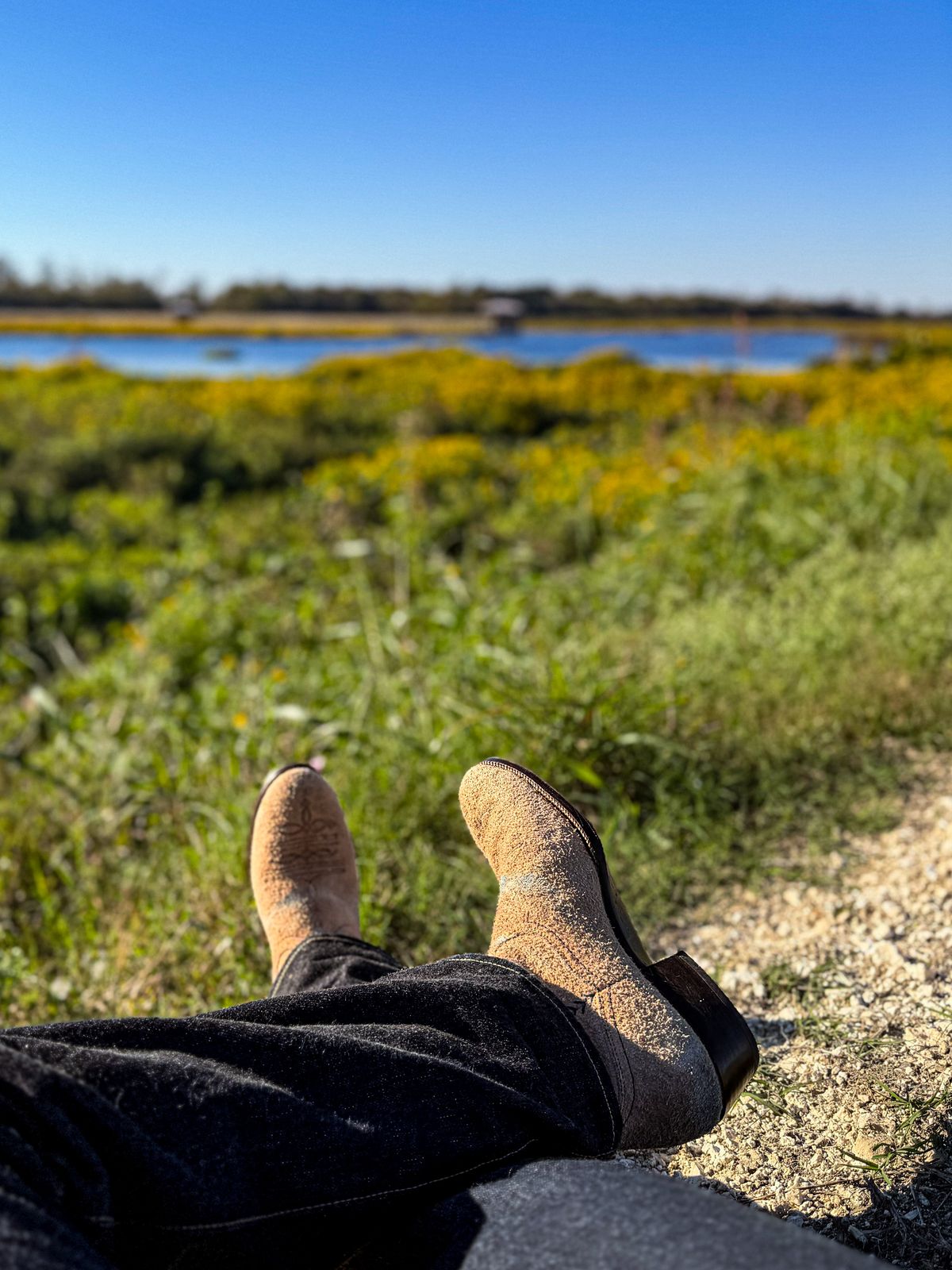 Photo by KVanDev on November 4, 2025 of the Fortis Boots Cowboy Boot in Indonesian Natural Veg Tan.