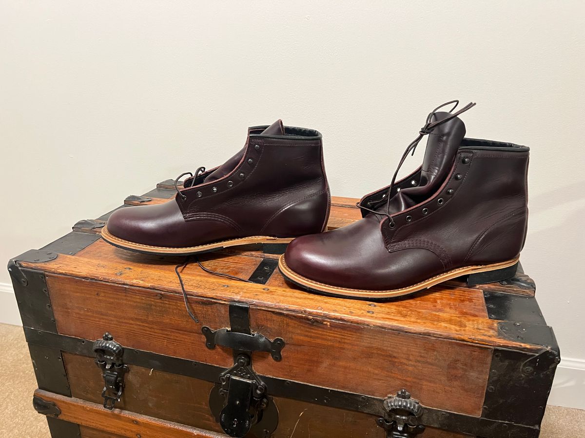 Photo by mluchterhand on September 17, 2025 of the Red Wing Beckman in Red Wing Black Cherry Excalibur.