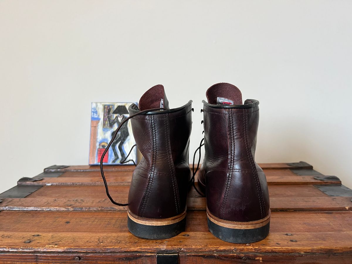 Photo by mluchterhand on November 5, 2025 of the Red Wing Beckman in Red Wing Black Cherry Excalibur.