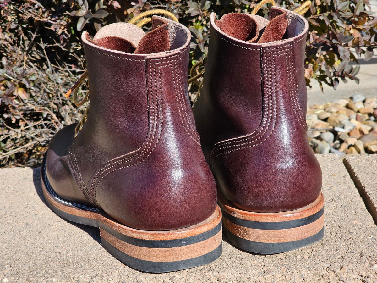 Photo by Saculer on January 5, 2024 of the Nicks Free Range in Wickett & Craig Dark Brown English Bridle.