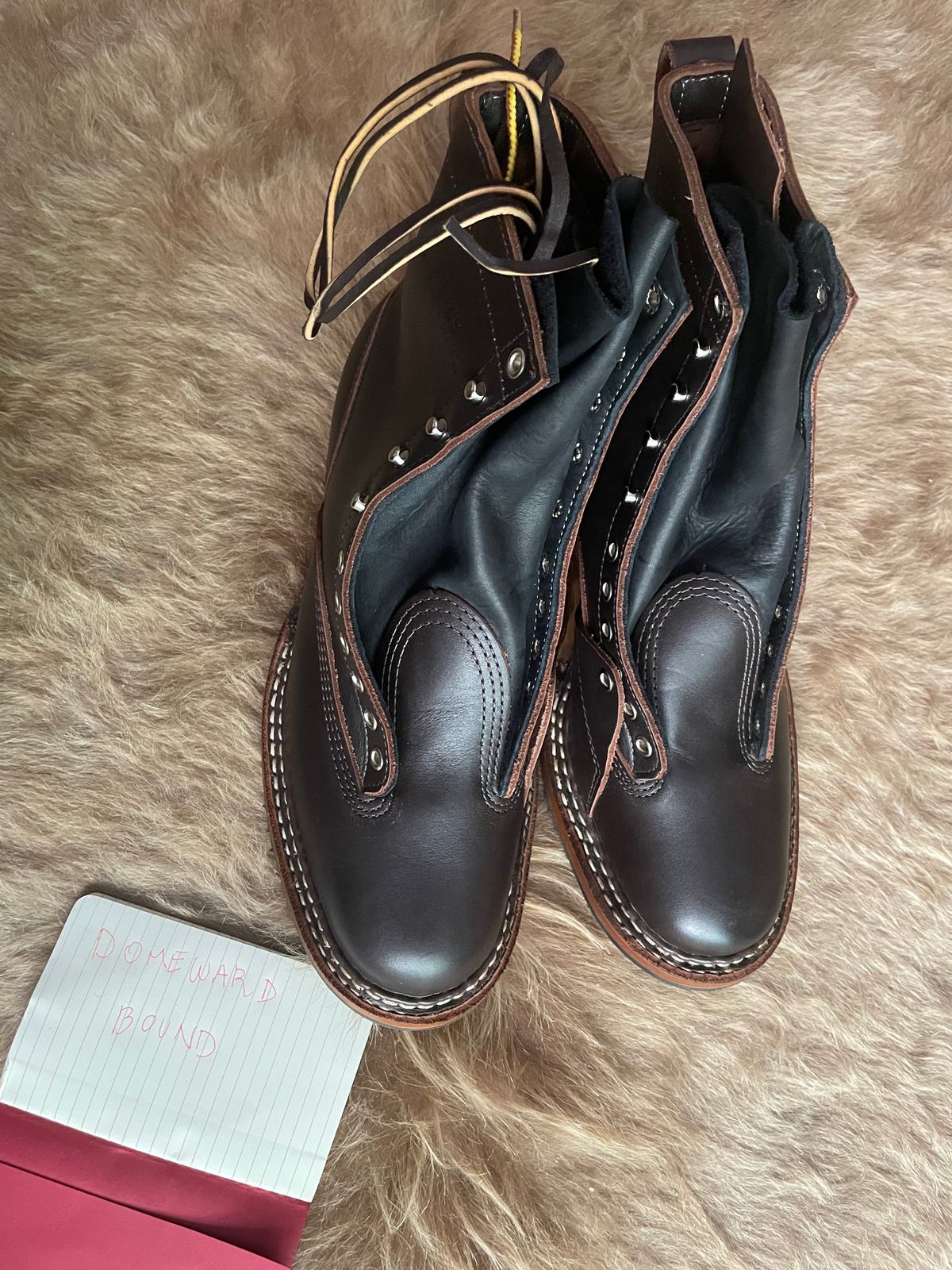 Photo by solidsalami117 on October 1, 2023 of the White's 350 Cutter in Seidel Brown Dress.