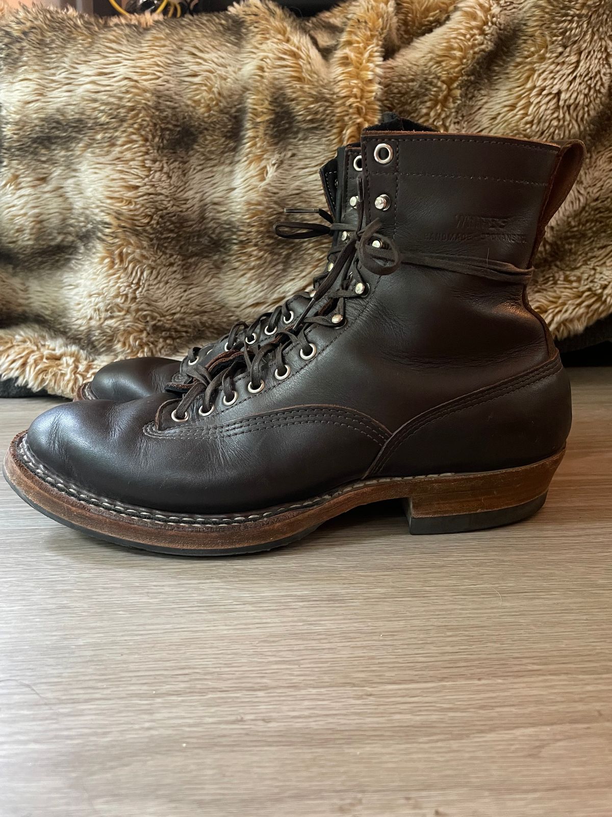 Photo by solidsalami117 on November 6, 2023 of the White's 350 Cutter in Seidel Brown Dress.