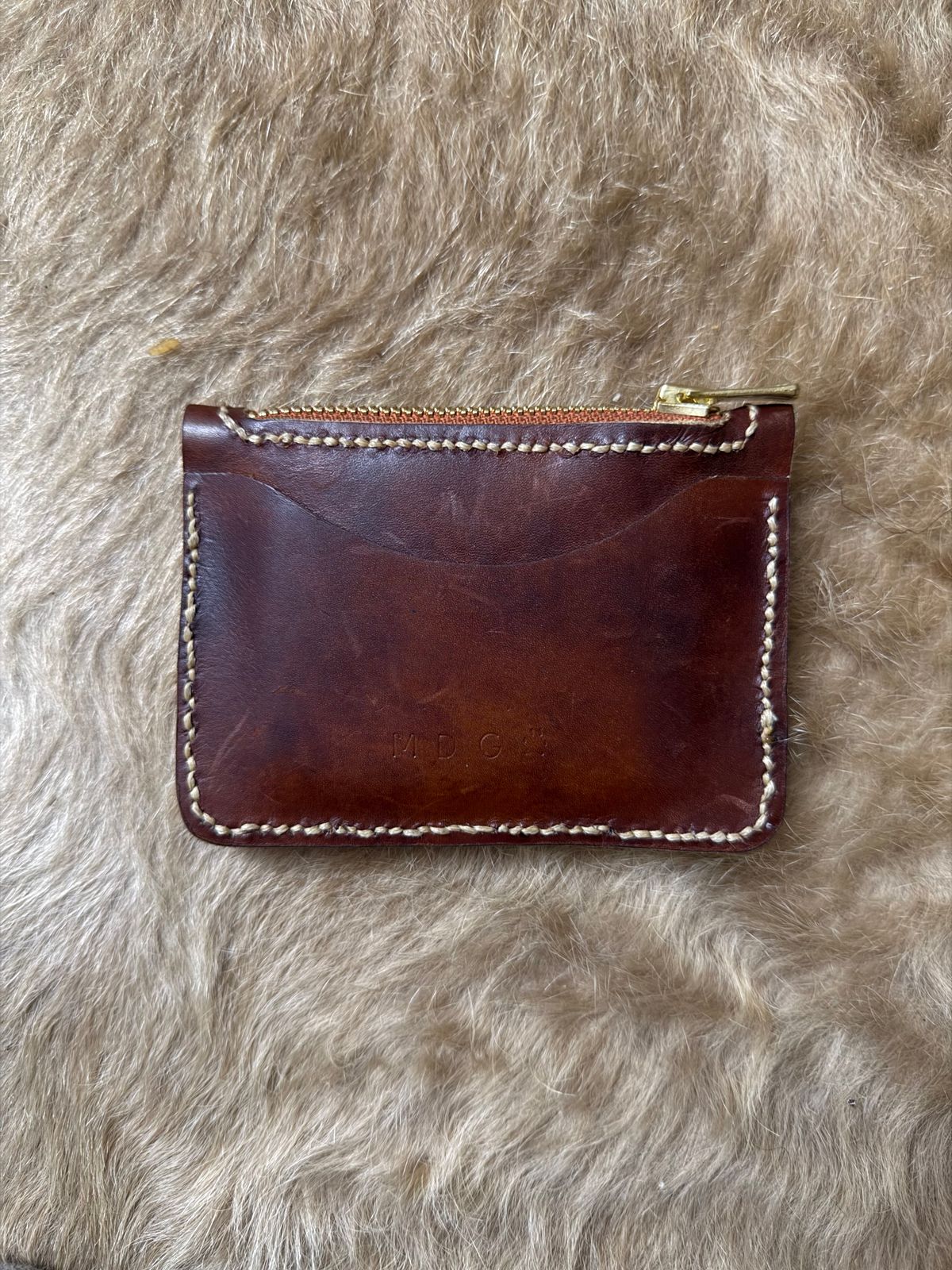 Photo by solidsalami117 on November 4, 2025 of the Self-Made Zip Wallet in “Bracklen” Ilcea Museum Calf.