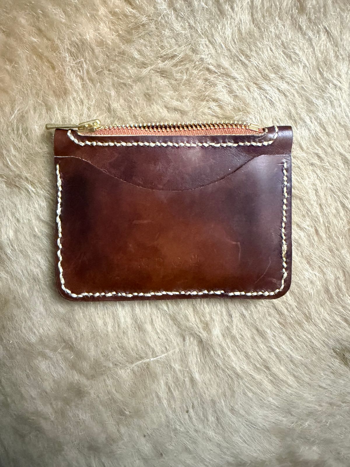 Photo by solidsalami117 on December 6, 2025 of the Self-Made Zip Wallet in “Bracklen” Ilcea Museum Calf.