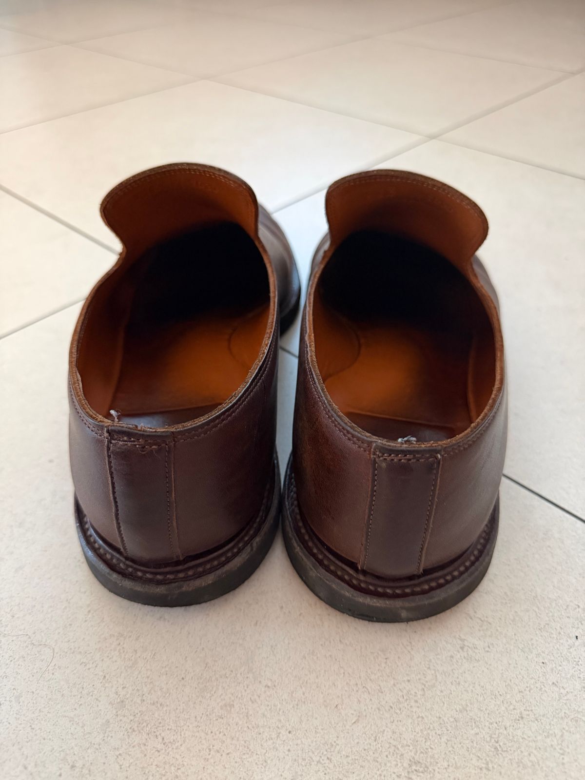 Photo by solidsalami117 on March 5, 2026 of the Viberg Slipper in C.F. Stead Whiskey Phoenix.