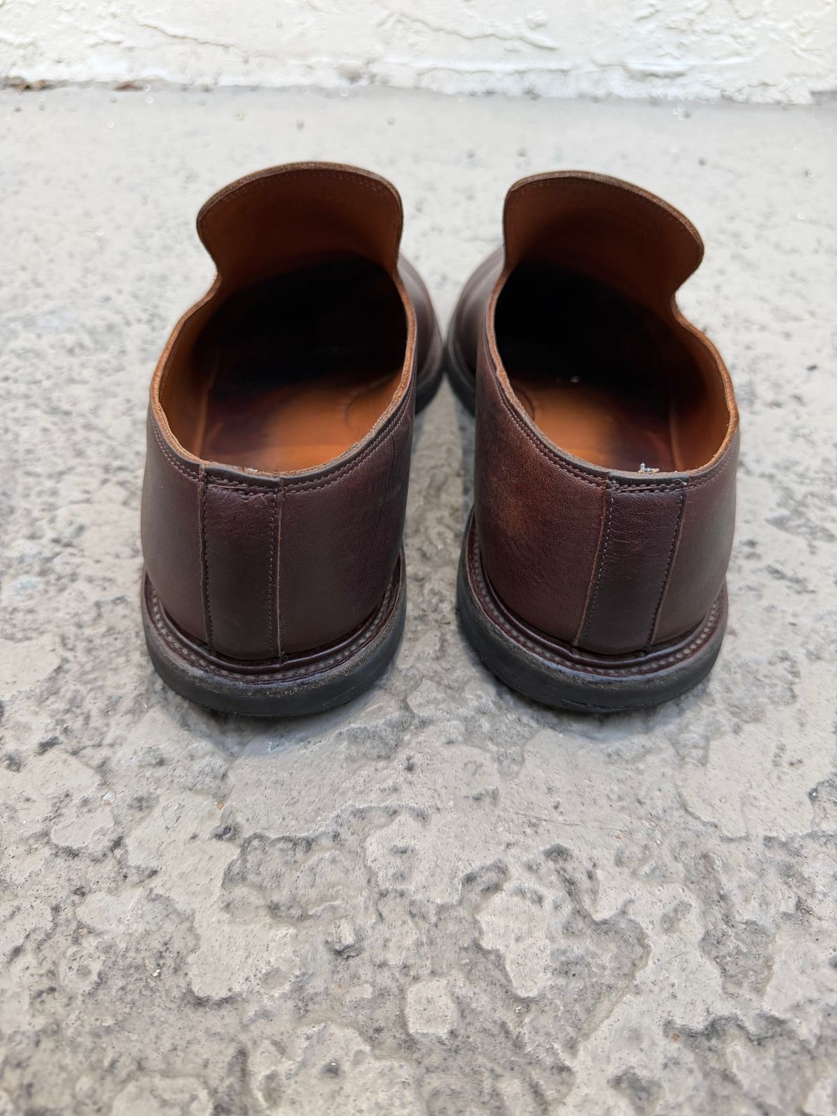 Photo by solidsalami117 on April 5, 2026 of the Viberg Slipper in C.F. Stead Whiskey Phoenix.