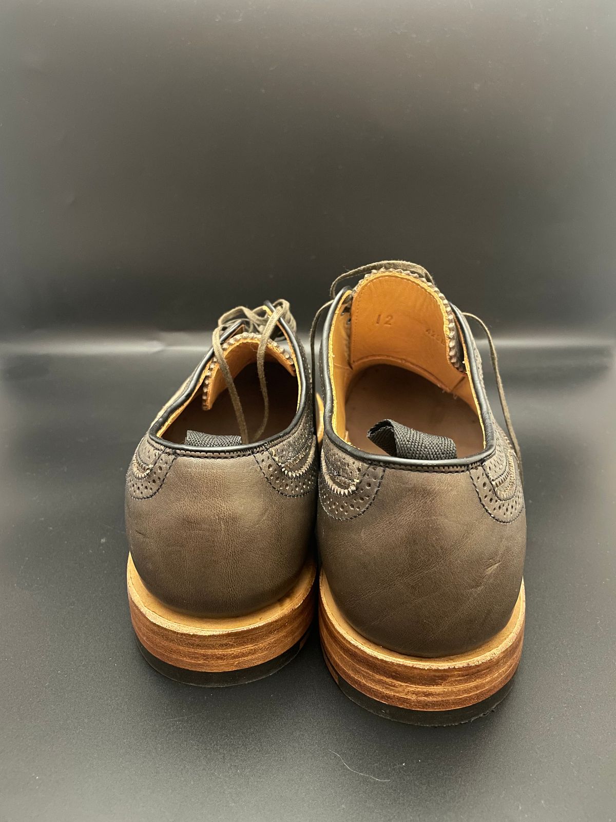 Photo by solidsalami117 on October 8, 2024 of the Viberg Brogue Shoe in Dust Calf.