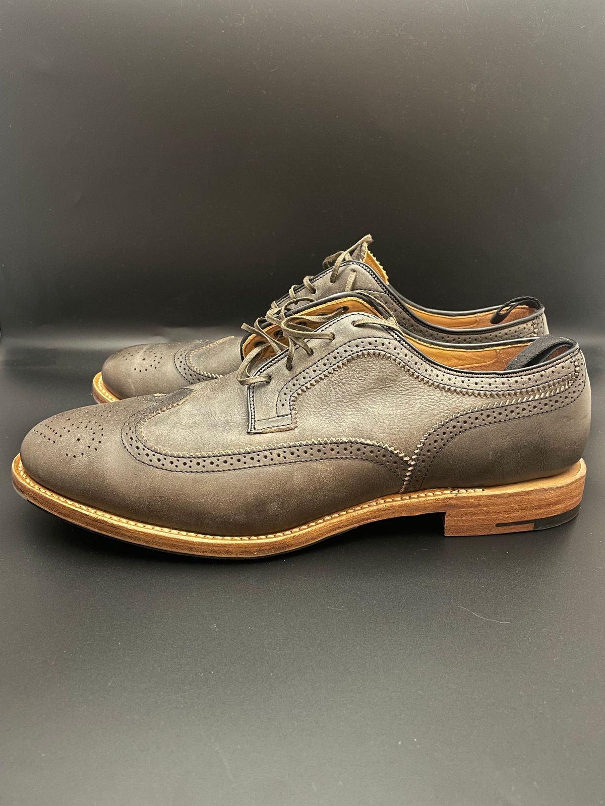 Photo by solidsalami117 on October 8, 2024 of the Viberg Brogue Shoe in Dust Calf.