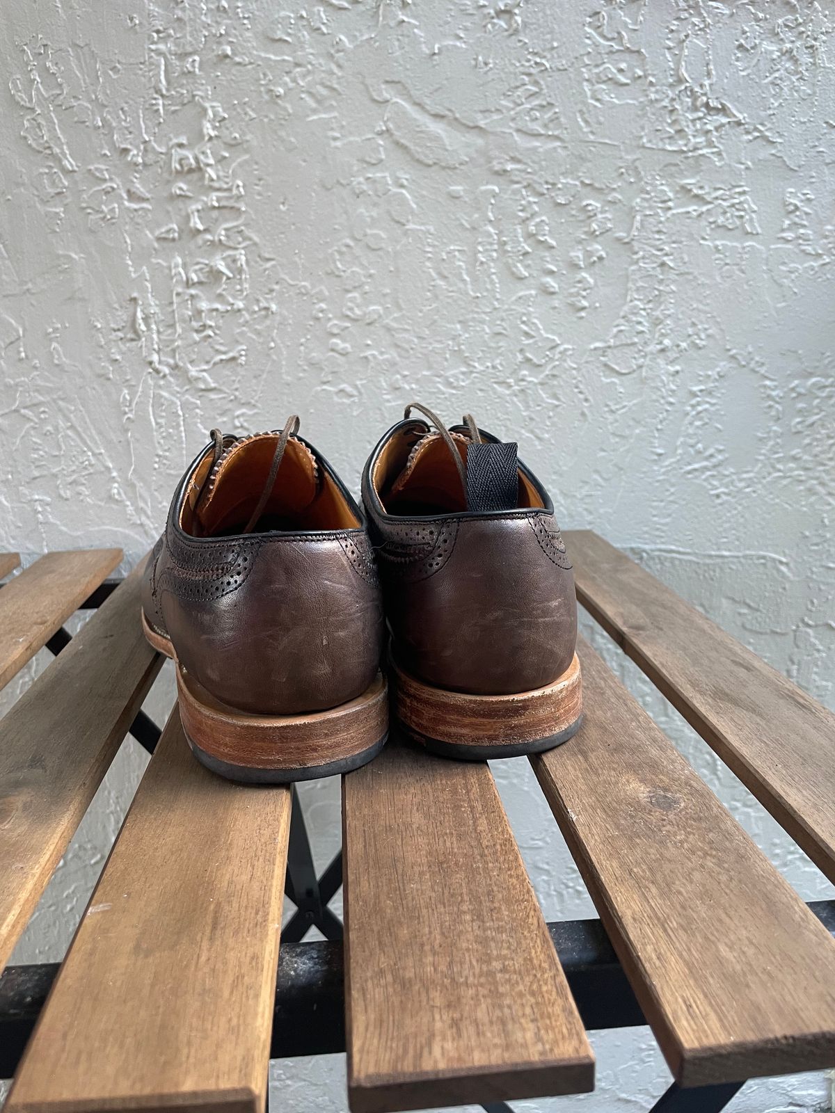 Photo by solidsalami117 on November 5, 2024 of the Viberg Brogue Shoe in Dust Calf.