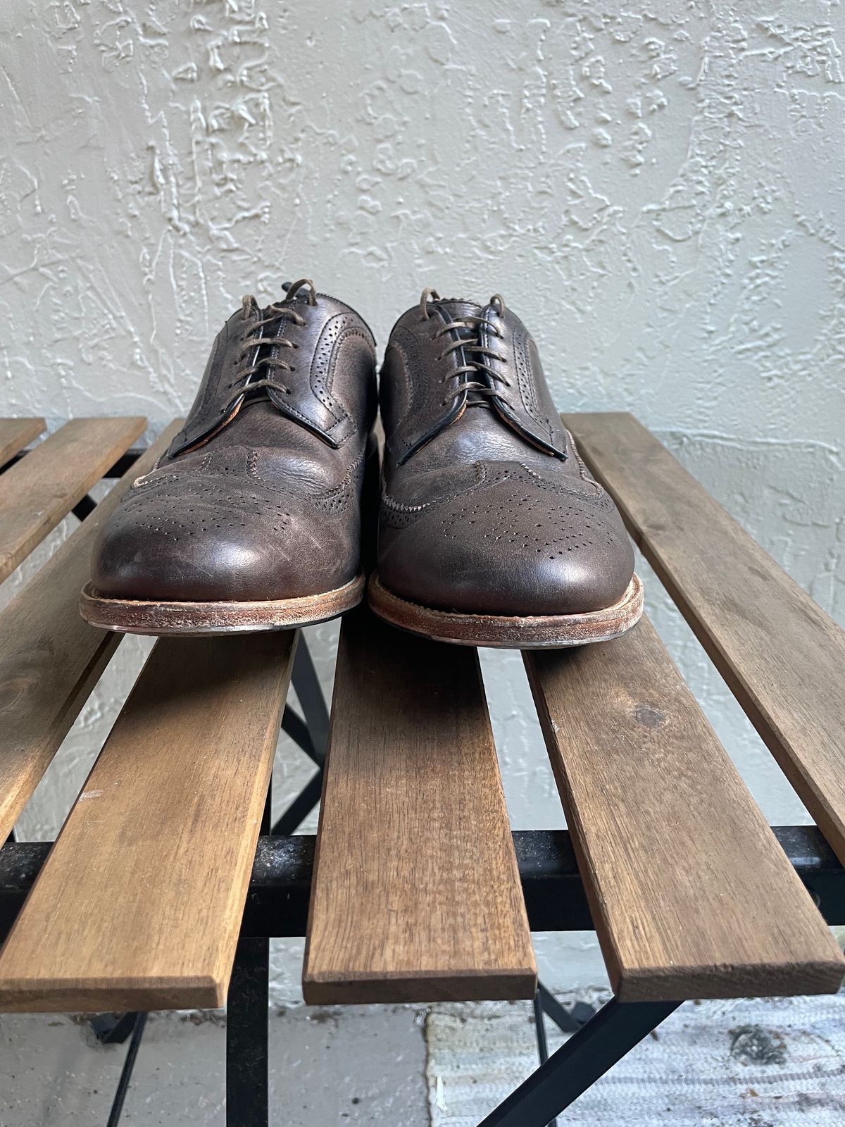 Photo by solidsalami117 on November 5, 2024 of the Viberg Brogue Shoe in Dust Calf.