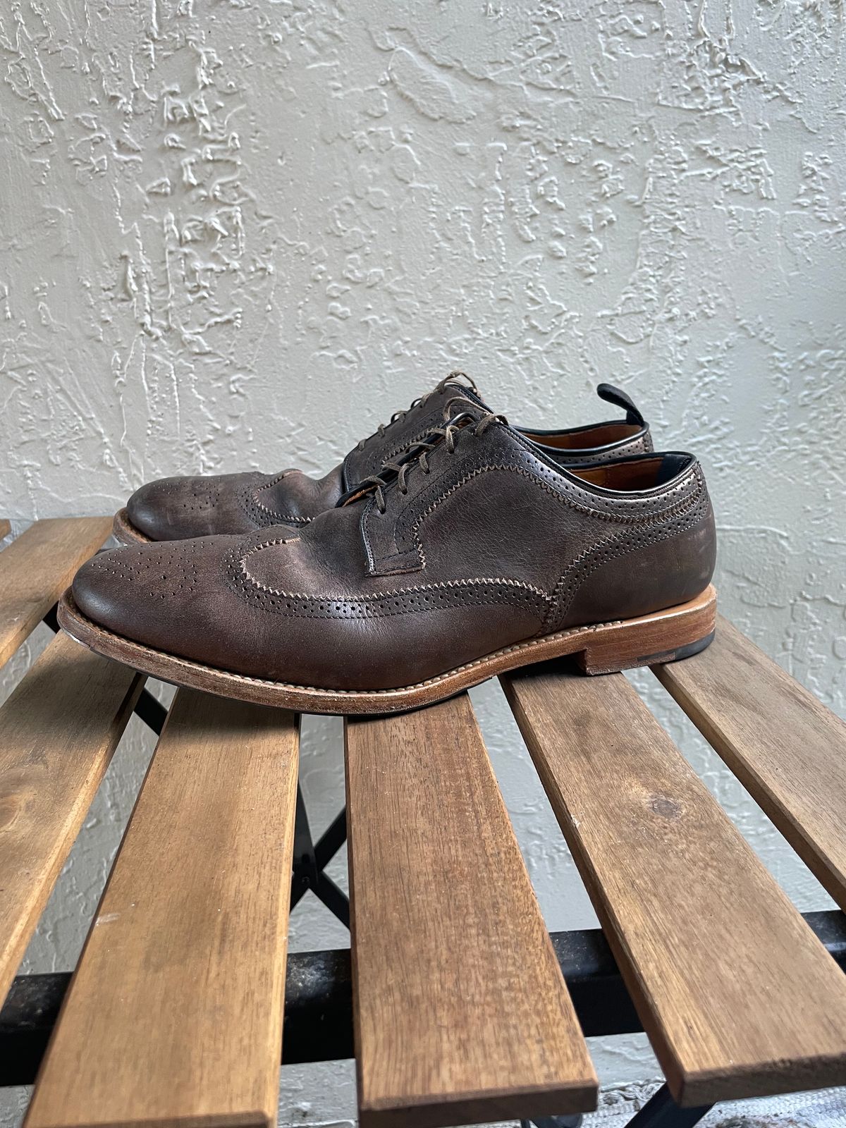 Photo by solidsalami117 on November 5, 2024 of the Viberg Brogue Shoe in Dust Calf.