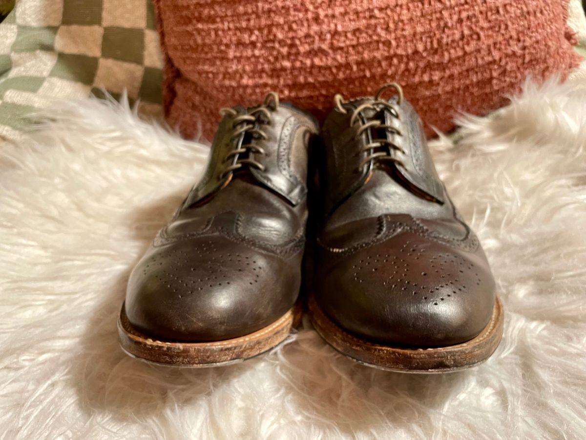 Photo by solidsalami117 on January 6, 2025 of the Viberg Brogue Shoe in Dust Calf.