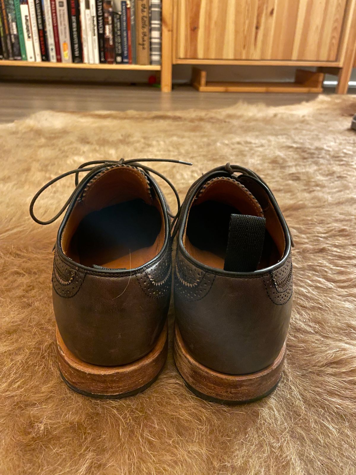 Photo by solidsalami117 on February 6, 2025 of the Viberg Brogue Shoe in Dust Calf.