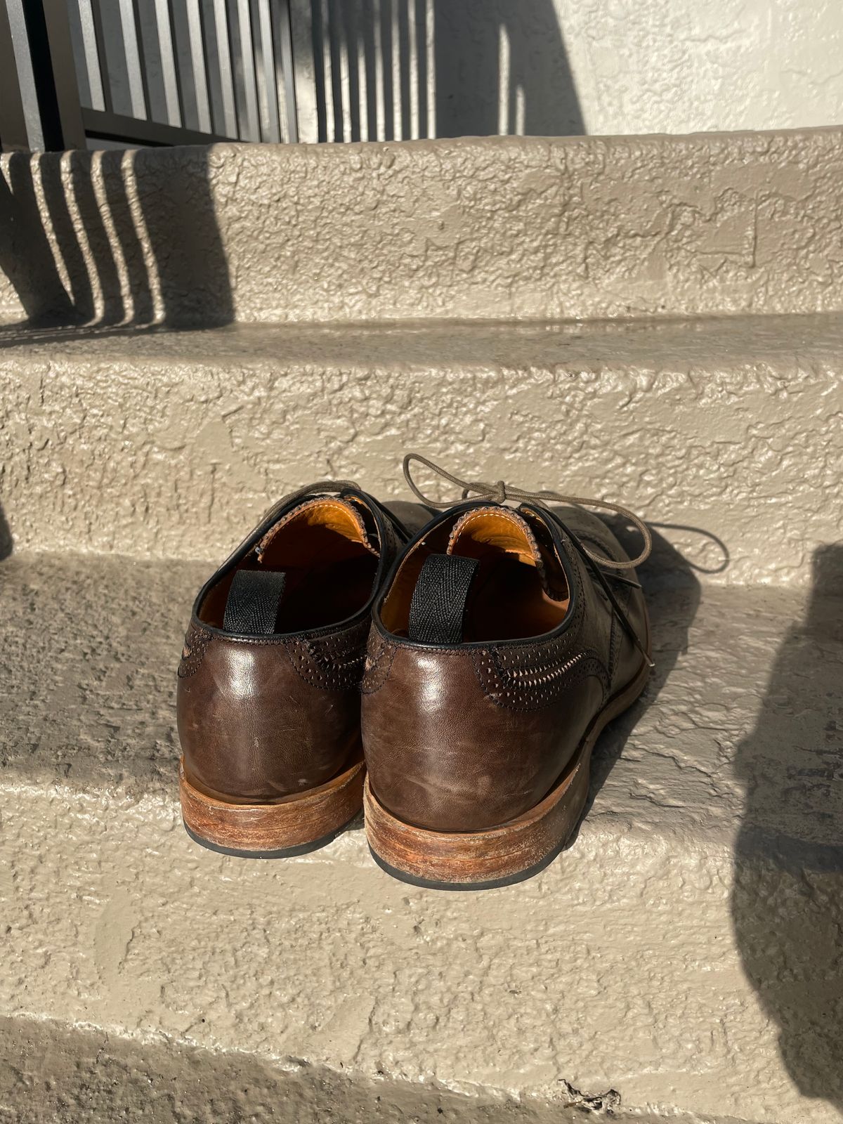 Photo by solidsalami117 on March 5, 2025 of the Viberg Brogue Shoe in Dust Calf.