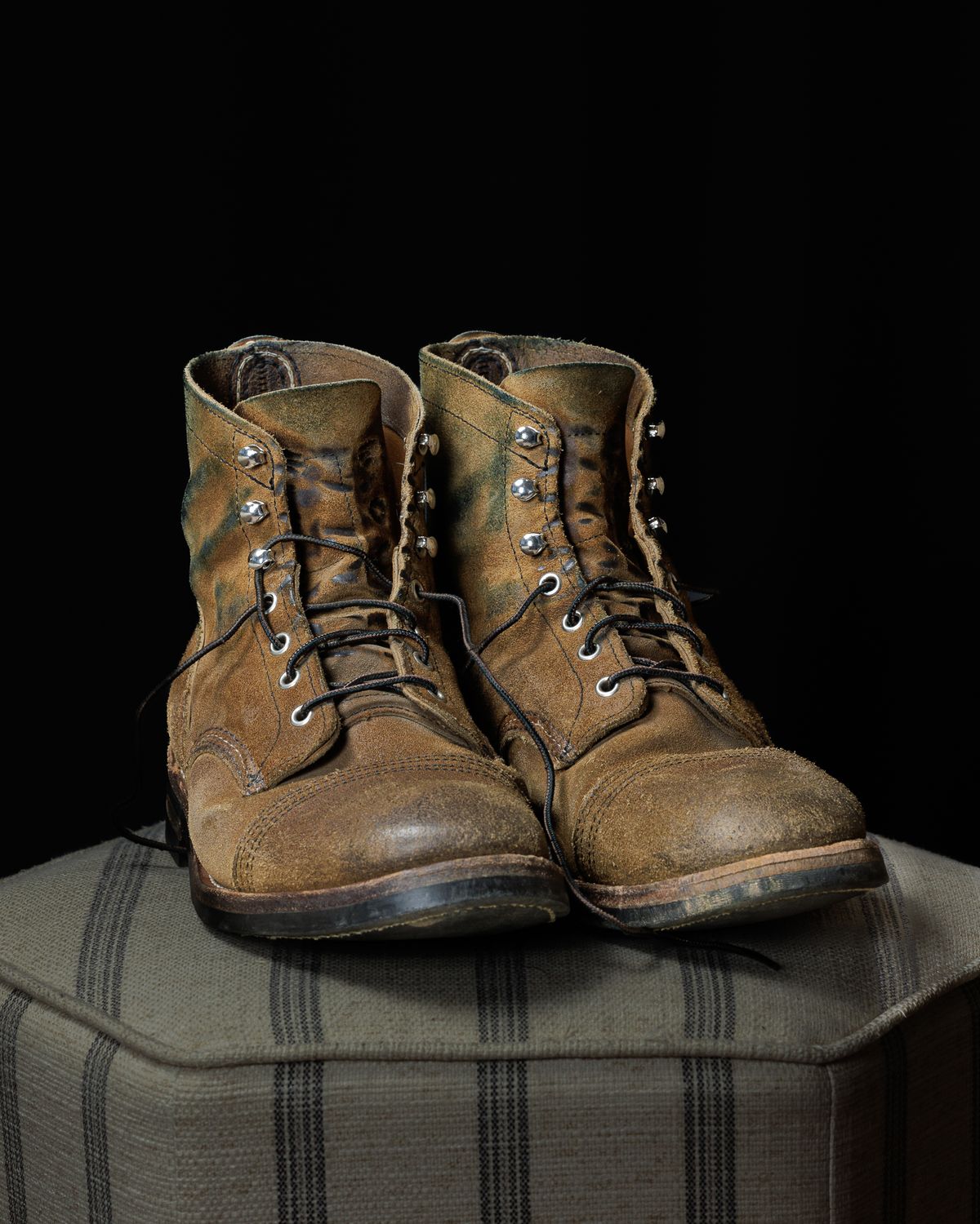 Photo by onelastboot on March 1, 2024 of the Red Wing Iron Ranger in S.B. Foot Hawthorne Muleskinner.