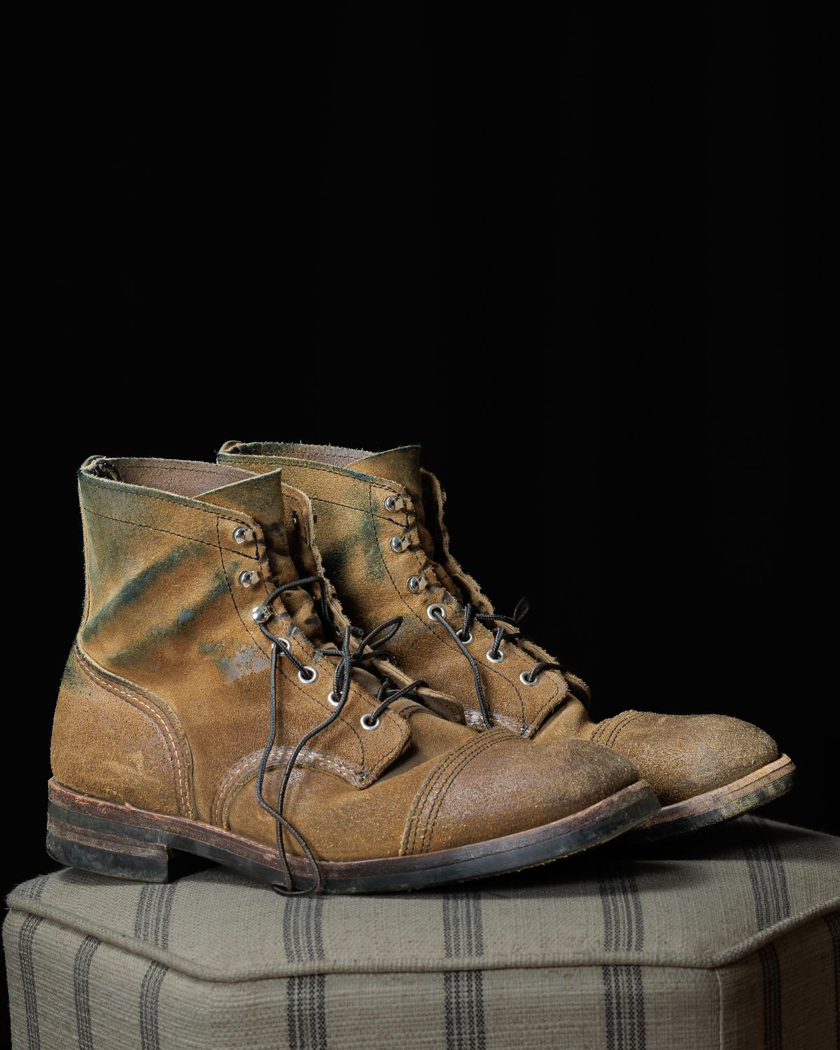 Photo by onelastboot on March 1, 2024 of the Red Wing Iron Ranger in S.B. Foot Hawthorne Muleskinner.