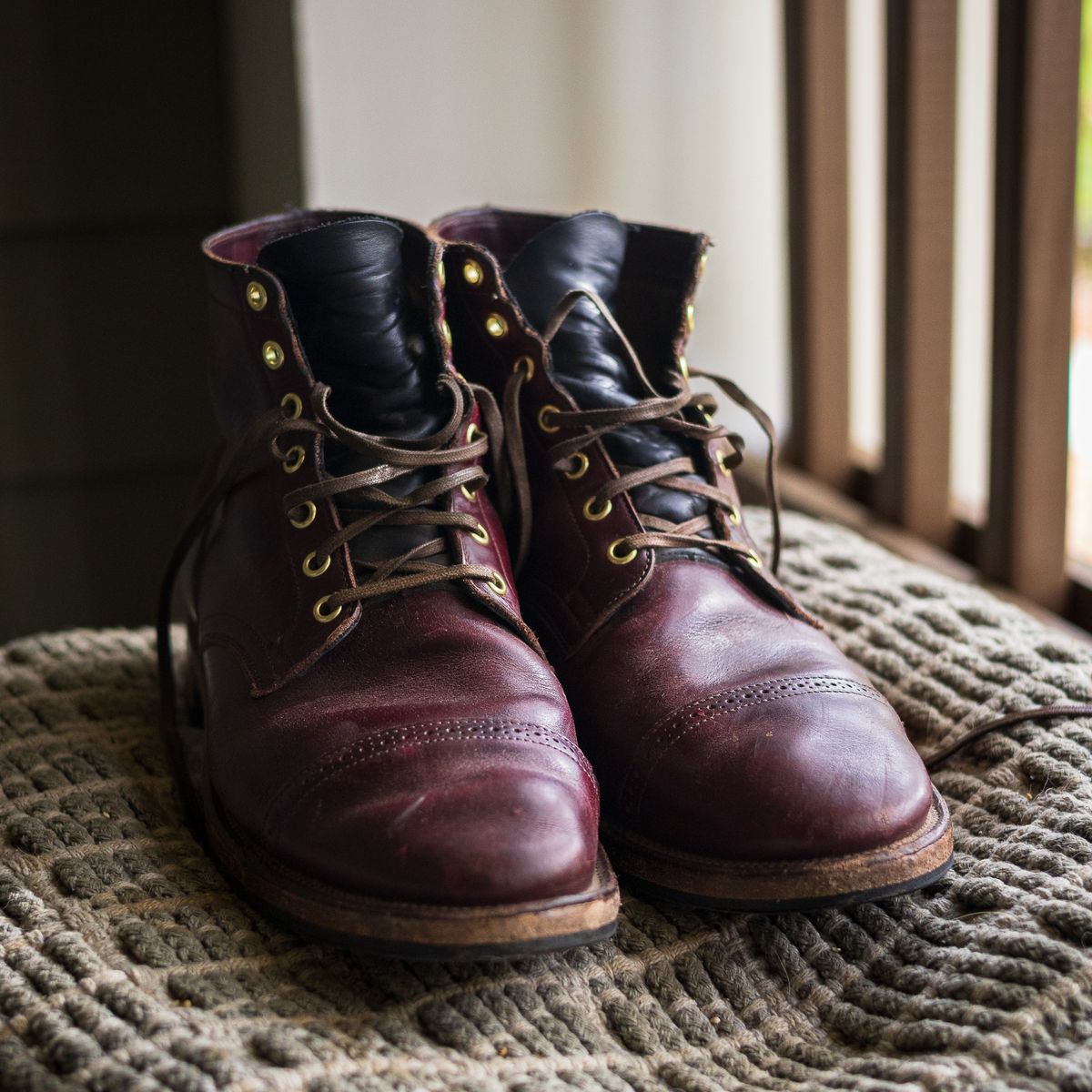 Photo by onelastboot on November 17, 2022 of the Viberg Service Boot in Horween Color 8 Chromexcel.