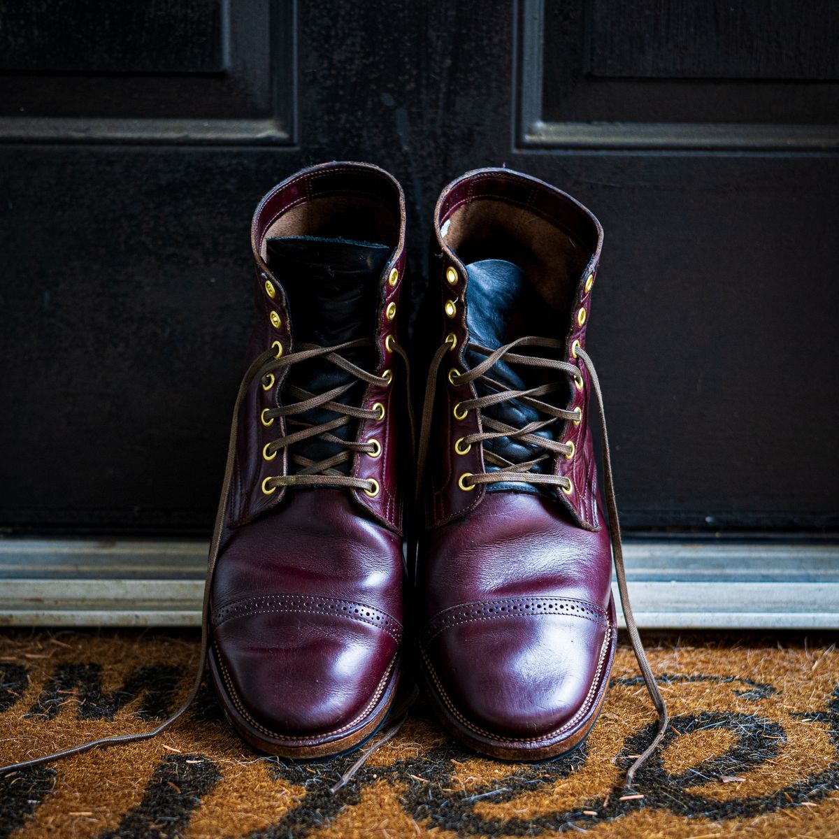 Photo by onelastboot on December 23, 2022 of the Viberg Service Boot in Horween Color 8 Chromexcel.