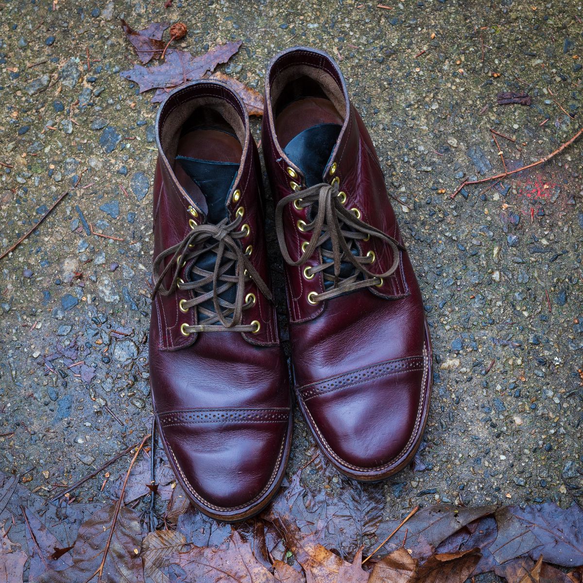 Photo by onelastboot on January 2, 2023 of the Viberg Service Boot in Horween Color 8 Chromexcel.