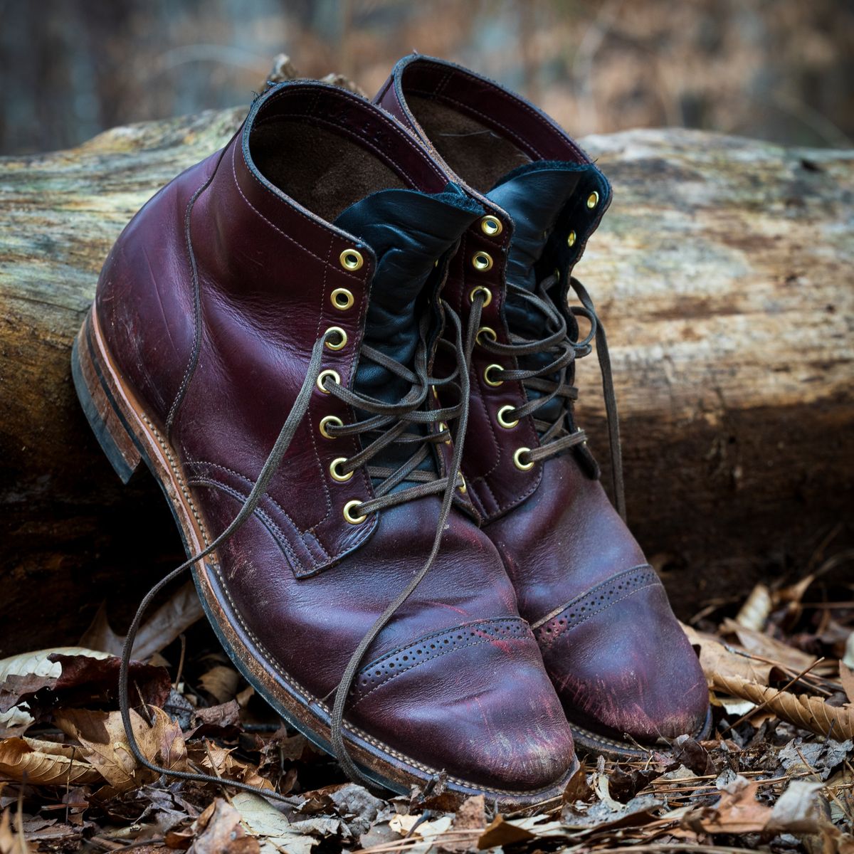 Photo by onelastboot on January 17, 2023 of the Viberg Service Boot in Horween Color 8 Chromexcel.