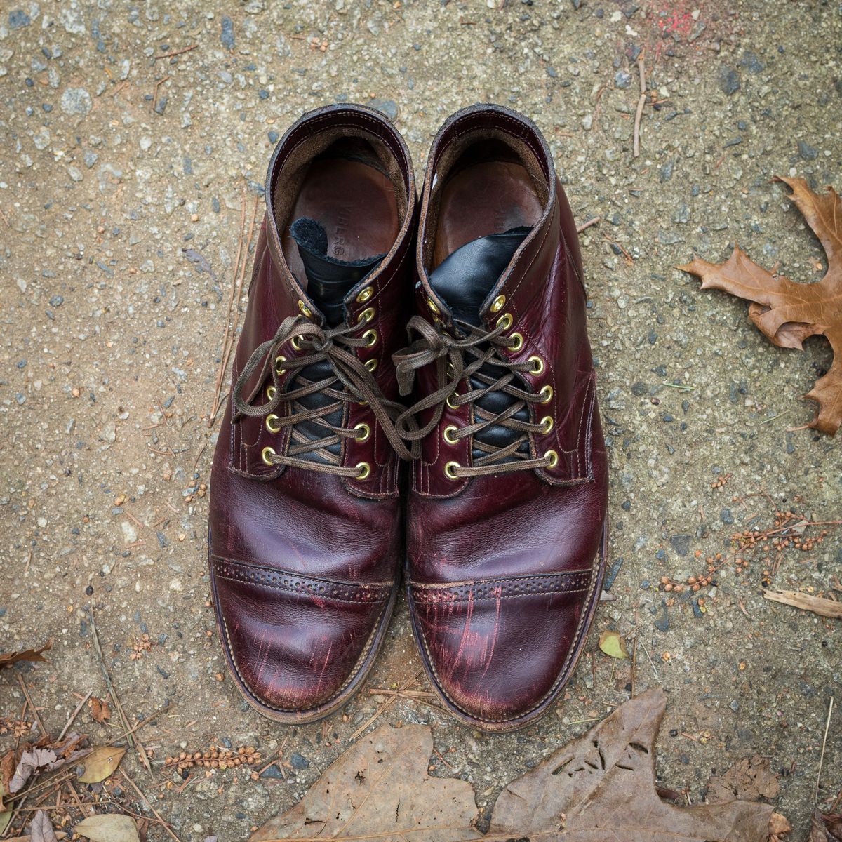 Photo by onelastboot on February 1, 2023 of the Viberg Service Boot in Horween Color 8 Chromexcel.