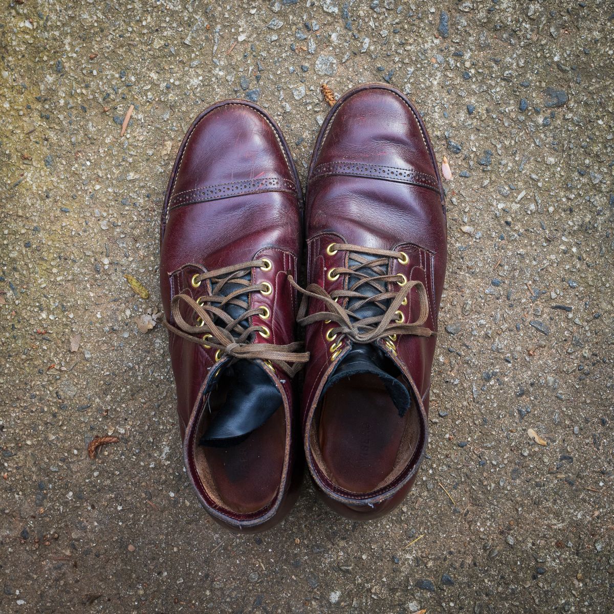 Photo by onelastboot on April 1, 2023 of the Viberg Service Boot in Horween Color 8 Chromexcel.