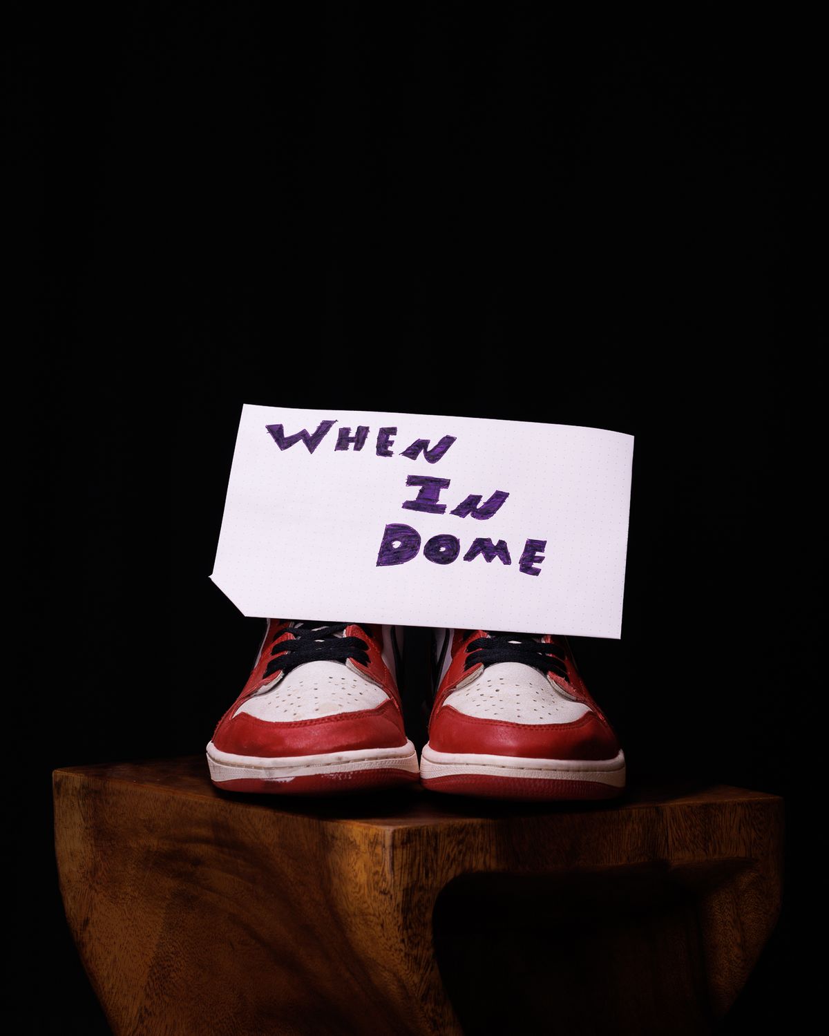 Photo by onelastboot on November 1, 2024 of the Nike Air Jordan 1 Lost & Found Chicago in Unknown Leather.