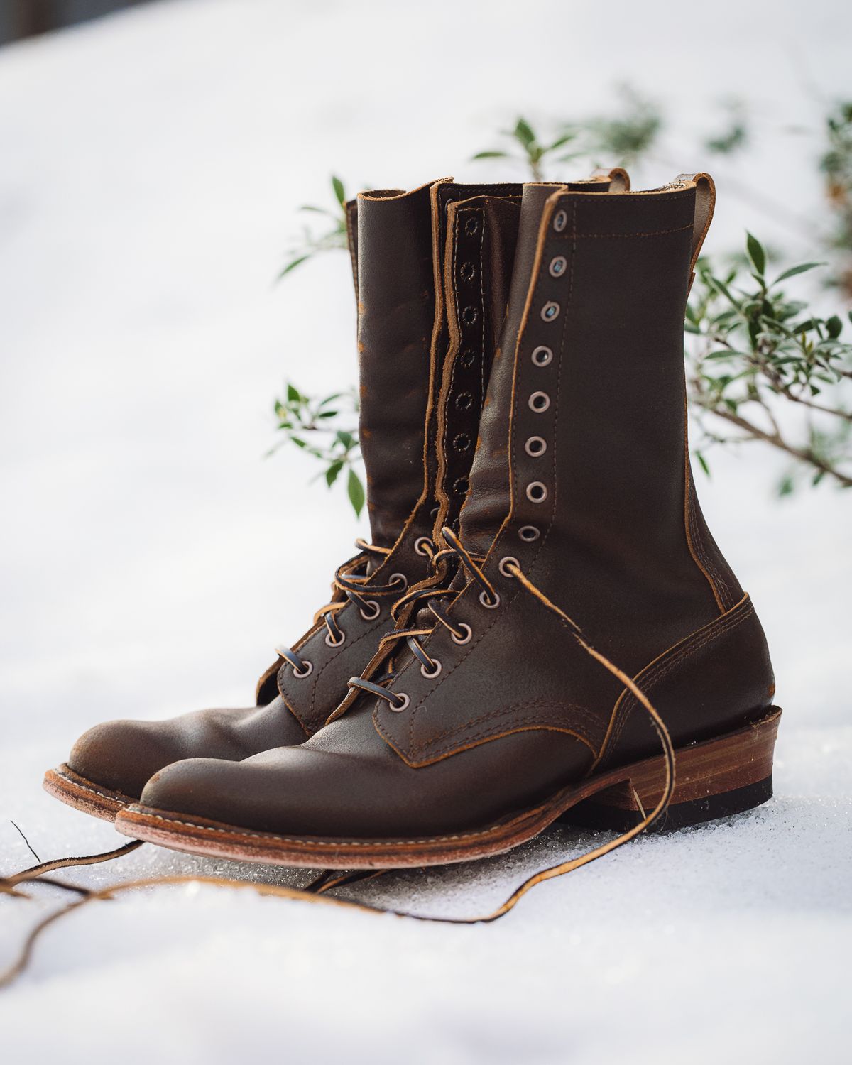 Photo by onelastboot on January 12, 2025 of the White's Bounty Hunter in Horween Cinnamon Waxed Flesh.
