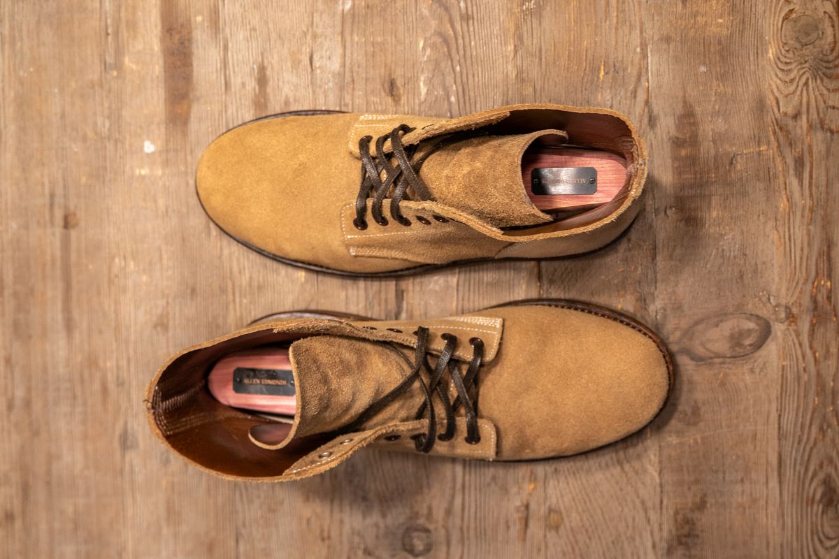 Photo by cconway816 on November 1, 2023 of the Oak Street Bootmakers Field Boot in Horween Natural Chromexcel Roughout.