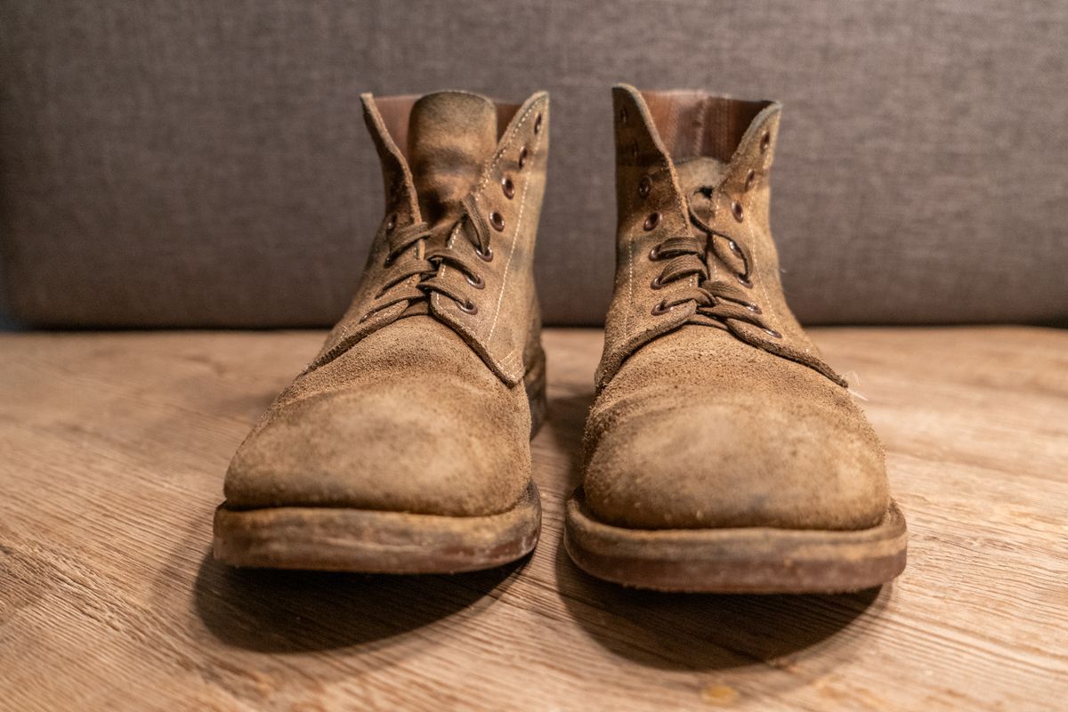 Photo by cconway816 on April 4, 2024 of the Oak Street Bootmakers Field Boot in Horween Natural Chromexcel Roughout.