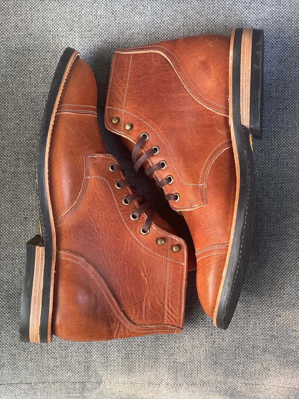 Photo by prock1820 on October 4, 2025 of the Rios of Mercedes Rios Boot No.93 in Horween Chestnut Dublin.