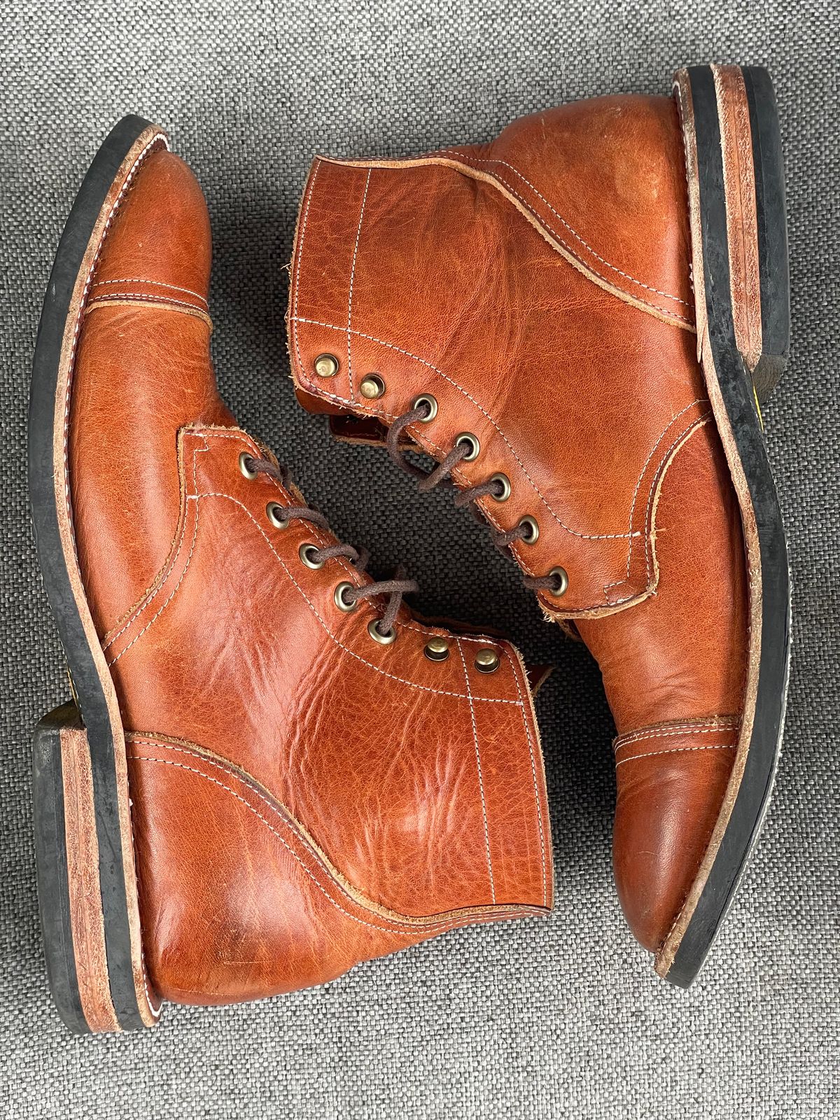Photo by prock1820 on January 4, 2026 of the Rios of Mercedes Rios Boot No.93 in Horween Chestnut Dublin.