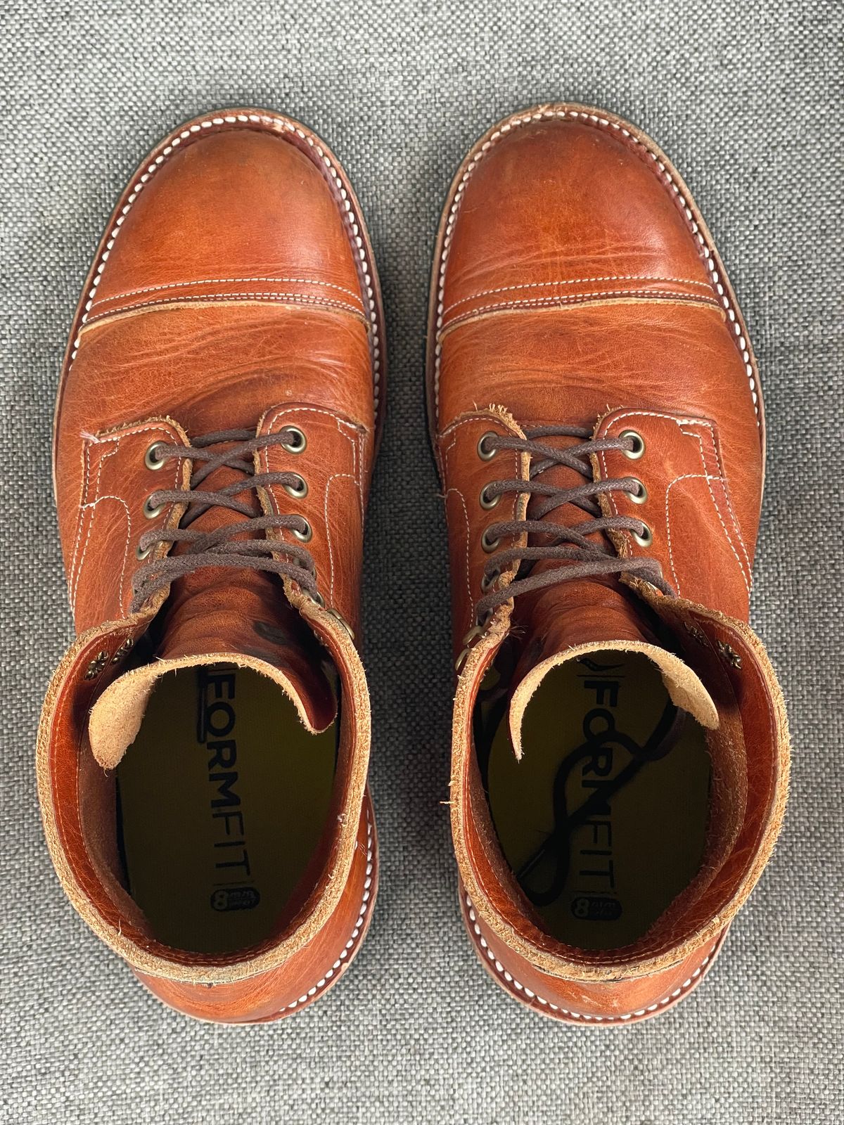 Photo by prock1820 on January 4, 2026 of the Rios of Mercedes Rios Boot No.93 in Horween Chestnut Dublin.